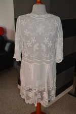 Häkelkleid unbekannt weiß gebraucht kaufen  Lingen (Ems)