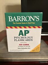 Barron psychology flashcards for sale  Cypress