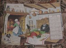 Vintage torchon calendrier d'occasion  Raismes