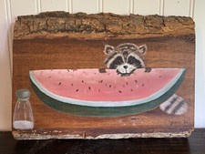 Hand painted raccoon for sale  Mineola