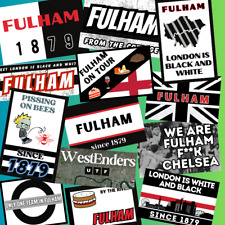 Fulham stickers weatherproof for sale  ST. ANDREWS