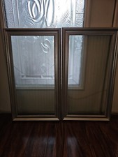 Vidro de privacidade vintage com moldura, design com nervuras - Muito bom comprar usado  Enviando para Brazil