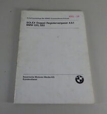 Material de treinamento seminário BMW 320/520 Solex carburador duplo 4A1 '1979 comprar usado  Enviando para Brazil