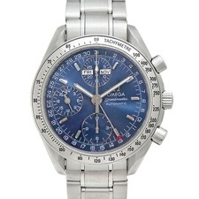 Omega 175.0084 Speedmaster calendário triplo cronógrafo automático azul #KN658 comprar usado  Enviando para Brazil