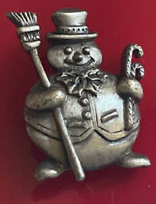 Vintage pewter snowman for sale  Buckley