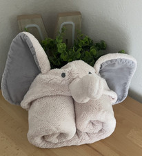 Toalha de banho Pottery Barn Monique Lhullier infantil elefante bebê com capuz rosa comprar usado  Enviando para Brazil