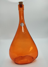 Garrafa decorativa de vidro Vidros San Miguel laranja 14 polegadas vidro 100% reciclado comprar usado  Enviando para Brazil