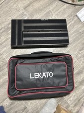 Pedaleira de guitarra, pedal board 19,5"x10"2,33" pedalboard de efeitos com compa... comprar usado  Enviando para Brazil