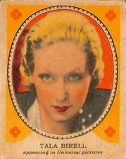 R68 Shelby Gum, Hollywood Picture Star Gum, 1938, #37 Tala Birell comprar usado  Enviando para Brazil