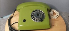 VINTAGE, Analogtelefon, Wälscheibentelefon , 1981 grün na sprzedaż  Wysyłka do Poland