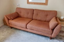Seater terracotta sofa for sale  DERBY