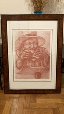Litografia alberto sughi usato  Guastalla