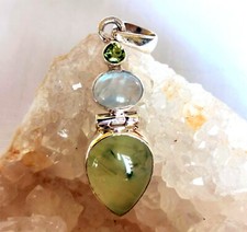 Anhänger prehnit peridot gebraucht kaufen  Heiligenhaus