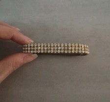 Bracelet fantaisie doré d'occasion  Le Péage-de-Roussillon