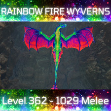 Ark ASA - Rainbow Wyverns! - Nível 362 1029% corpo a corpo PVE oficial comprar usado  Enviando para Brazil