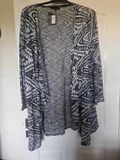 Black grey cardigan for sale  KENILWORTH