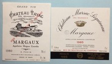 Labels appellation margaux d'occasion  Expédié en Belgium