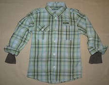 Chemise rayée vert d'occasion  Montmagny