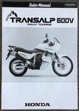 Manual de vendas de motocicletas Honda Transalp 600V Rally Touring c1990 #2M7002 comprar usado Manual de vendas de motocicletas Honda Transalp 600V Rally Touring c1990 #2M7002 comprar usado  Enviando para Brazil