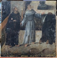Tableau religieux ancien d'occasion  Paris IX