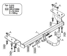 Swan neck tow for sale  BELFAST