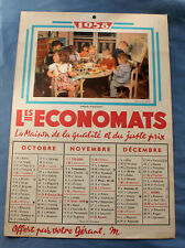 Calendrier economats 1958 d'occasion  La Rochelle