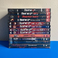 Friday The 13th Jason DVD Lot All 12: Complete Franchise Film Collection Horror comprar usado  Enviando para Brazil