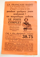 Radio tsf prospectus d'occasion  Mont-Saint-Aignan