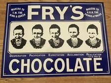 frys chocolate sign for sale  WORTHING