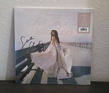 SABRINA CLAUDIO Fall In Love With Her Signed Vinyl LP White Splatter Clear 🆕 ✅  comprar usado  Enviando para Brazil