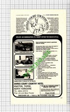 Shires Court Country Hotel Knayton Thirsk Yorkshire Anúncio - Corte 1984 comprar usado  Enviando para Brazil