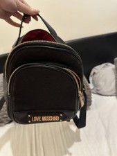 Moschino black rucksack for sale  WINSCOMBE