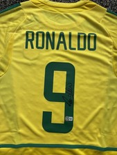 Signed ronaldo brazil for sale  GLASGOW