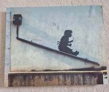 Bansky canvas print for sale  KINGSBRIDGE