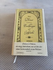 Diderot erzählungen gespräch gebraucht kaufen  Berlin