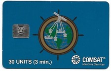 SATÉLITE MARÍTIMO CARTÃO TELEFÔNICO ESTADOS UNIDOS COMSAT 30u comprar usado  Enviando para Brazil