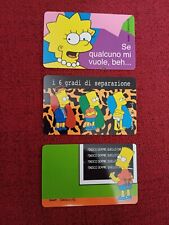 Card simpsons kinder usato  Mira