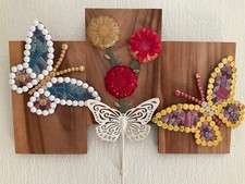 Butterflies key holder for sale  SCARBOROUGH