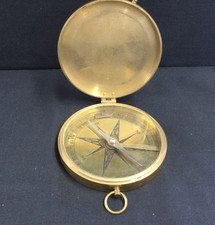 Vintage brass compass for sale  THETFORD
