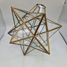 Bevelled glass brass for sale  CAMBRIDGE