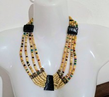 Collana multifilo etnica usato  Viggianello