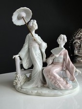 Vintage porcelain geisha for sale  DUNSTABLE