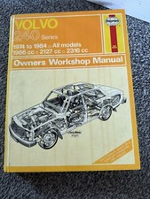 Haynes volvo 240 for sale  STONE