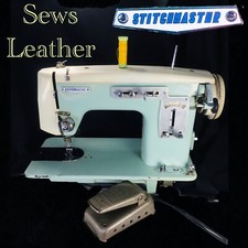 Máquina de costura vintage StitchMaster/Brother Zig Zag 480 latas costurar COURO DENIM comprar usado  Enviando para Brazil