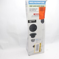 PF WaterWorks guarnição alavanca de viagem dreno de banheira polipropileno branco comprar usado  Enviando para Brazil