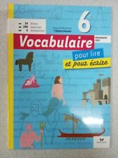 Vocabulaire lire écrire d'occasion  Joinville