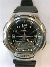 ILUMINADOR CASIO ANA-DIGI CUARZO AQ-180W JAPÓN HOMBRE COMPLETO FUNCIONANDO  segunda mano  Embacar hacia Argentina