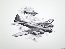 Flying fortress lithograph for sale  Wilmington