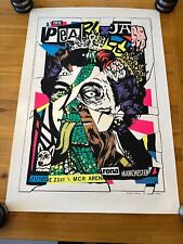 Pearl Jam 2012 Manchester UK Original Concert Poster Ames Bros Mash Up Variant comprar usado  Enviando para Brazil