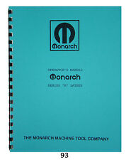 Monarch lathe model for sale  Goddard